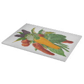 Kochen von frischem Gemüse Schneidebrett (Ecke)