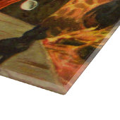 Kochen von Halloween-Hexe Schneidebrett (Ecke)