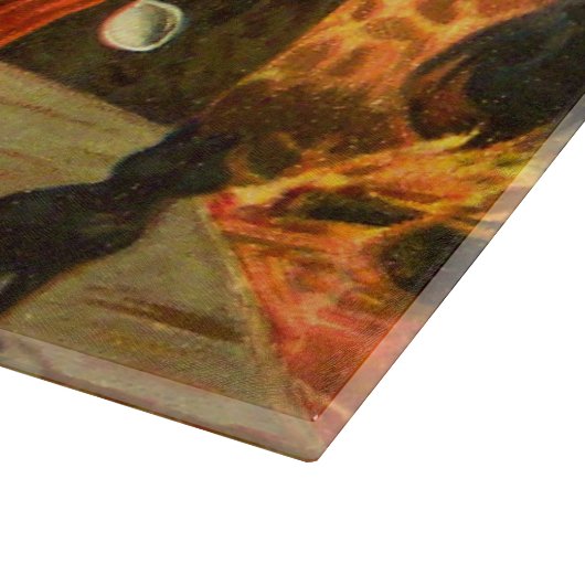 Kochen von Halloween-Hexe Schneidebrett (Ecke)