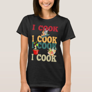 Kochen von Rezepten und Dosen I Koch T-Shirt