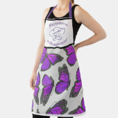 Kochen von Schürze mit lila Schmetterlingen (InSitu)