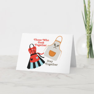 Kochen zusammen karte