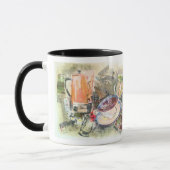 "Kochend heiß" Kaffeetasse (Links)