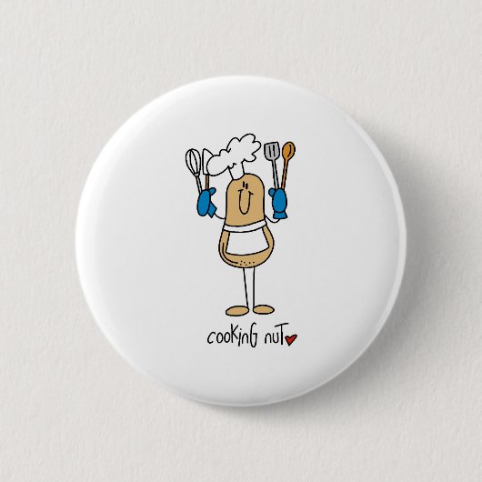 Kochende Nuss Button (Vorderseite)