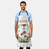 Kochender Chef Pilz Schürze (Getragen)
