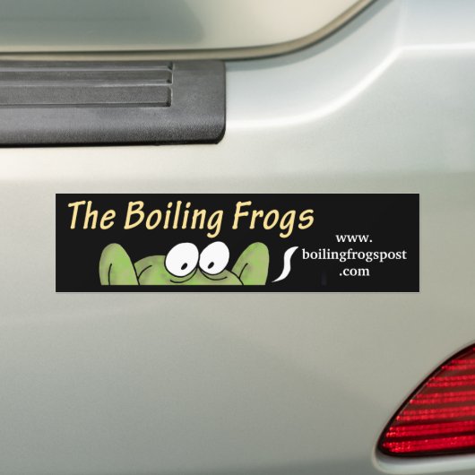 Kochendes Frosch-Posten © hinteres Fenster Autoaufkleber (Auf Auto)