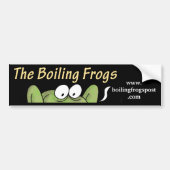 Kochendes Frosch-Posten © hinteres Fenster Autoaufkleber (Vorne)