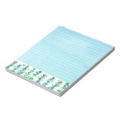 Kocherkraut Rosemary Thyme Bee Blue Lined Notizblock (Rotiert)