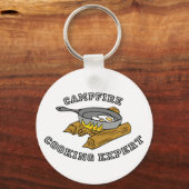 Kochexperte am Campfire Schlüsselanhänger (Vorderseite)
