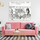 Kochfisch Leinwanddruck (Insitu (Wohnzimmer))