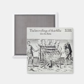 Kochfisch Magnet (Vorderseite/Rückseite)