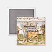 Kochfisch Magnet (Vorderseite/Rückseite)