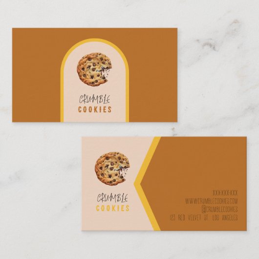 Kochgebäck Visitenkarte (Vorne/Hinten)