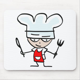 Kochgeschenke mit lustigem Cartoon - Humorvolles D Mousepad