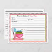 Kochgeschirr Kochkunstkarten (Vorne/Hinten)