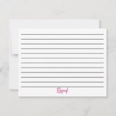 Kochgeschirr Kochkunstkarten (Rückseite)