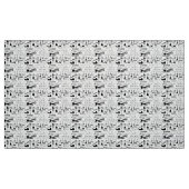 Kochgeschirr Küche Schwarz-weiß Stoff (Fat Quarter (45,7 x 55,9 cm))