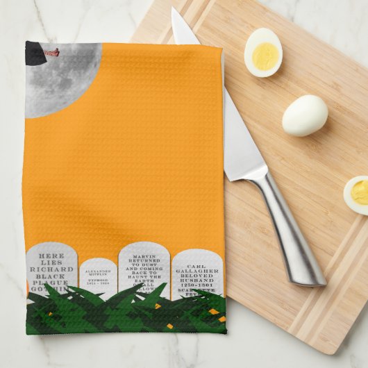 Kochhandtuch Geschirrtuch (Viertel Falte)