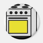 Kochherd-Ikone Magnet (Vorne)