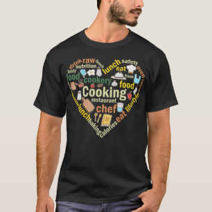 Kochherz Cuisine Koch Junge Donut betrunkener Koch T-Shirt