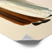 Kochhilfe Gewollt mit Colonial Girl Baking Pie Poster (Ecke)