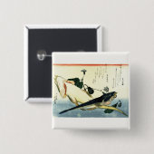 Kochi (Bartail Flathead) Hiroshige's Japanischer F Button (Vorne & Hinten)