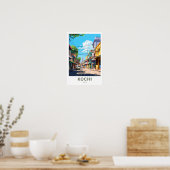 Kochi India Travel Print Poster (Küche)