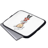 Köchin Laptopschutzhülle (Vorne Knopf)
