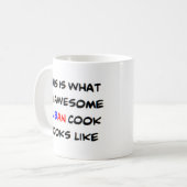 Köchin, phantastisch kaffeetasse (Vorderseite Links)