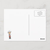Köchin Postkarte (Rückseite)