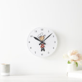 Köchin Runde Wanduhr (Zuhause)