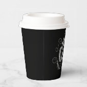 Kochkakao-Handschrift Kopfkarton mit zwei Tonen Ka Pappbecher (Rechts)