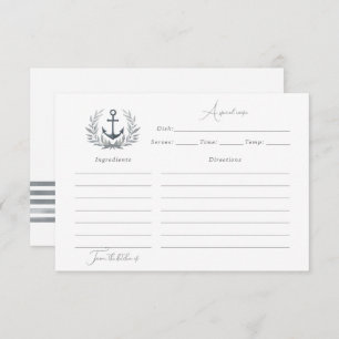 Kochkarte Dankeskarte