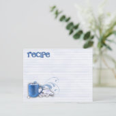 Kochkarte Postkarte (Stehend Vorderseite)