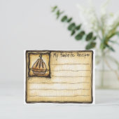 Kochkarte Postkarte (Stehend Vorderseite)