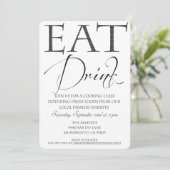 Kochklasse/Einladung Einladung (Stehend Vorderseite)