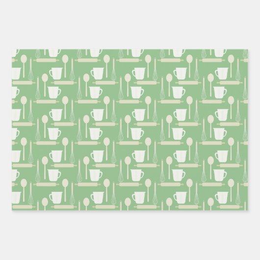 Kochküche, Packpapier 5, Geschenkpapier Set (Vorderseite 2)