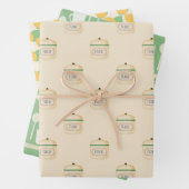 Kochküche, Packpapier 5, Geschenkpapier Set (Beispiel)
