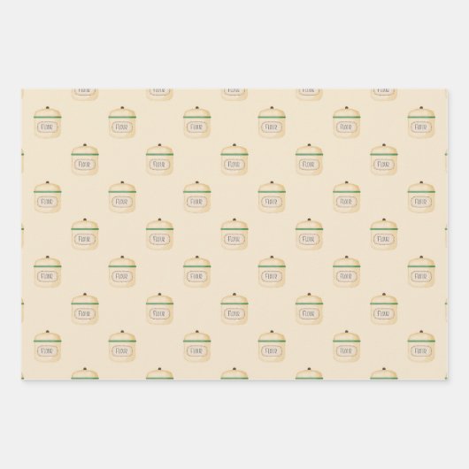 Kochküche, Packpapier 5, Geschenkpapier Set (Vorderseite)