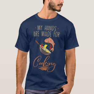 Kochkunst Kochküche Koch kochen Messer Essen T-Shirt