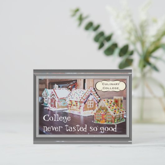 Kochkurse Postkarte (Stehend Vorderseite)