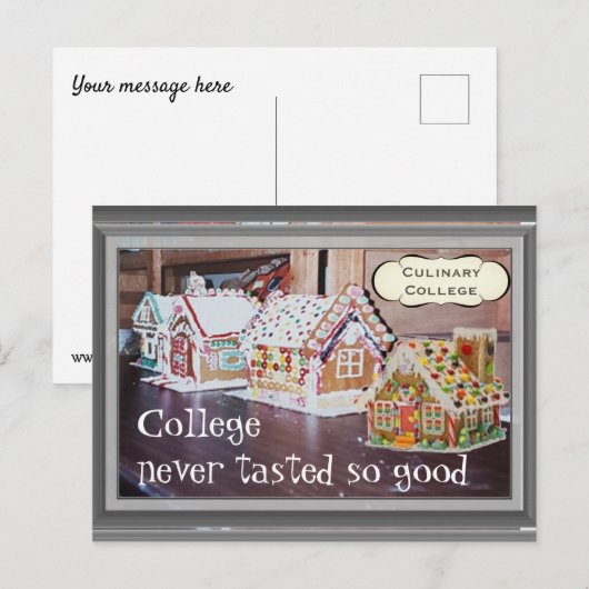 Kochkurse Postkarte (Vorne/Hinten)