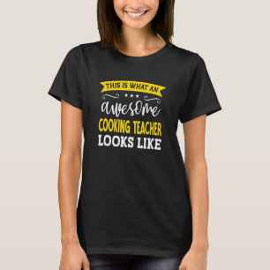 Kochlehrer Jobtitel Mitarbeiter Arbeiter Kochen T-Shirt