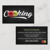 Kochlehrer/Koch Visitenkarte (Vorne/Hinten)