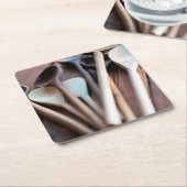 Kochlöffel Rechteckiger Pappuntersetzer (angewinkelt)