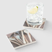 Kochlöffel Steinuntersetzer (Seitenansicht)