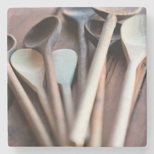 Kochlöffel Steinuntersetzer (Vorderseite)