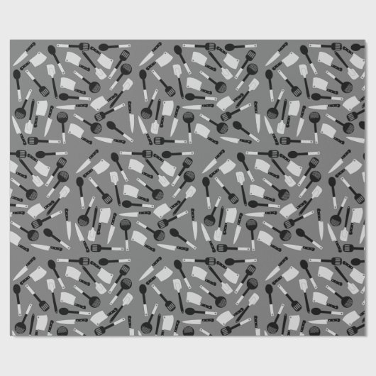 Kochmuster Geschenkpapier (Flach)