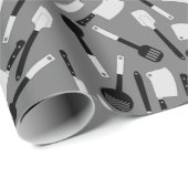 Kochmuster Geschenkpapier (Rolleneckpunkt)