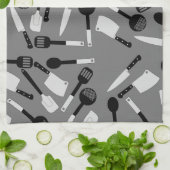 Kochmuster Geschirrtuch (Gefaltet)